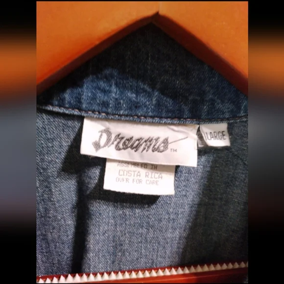 Vintage 80s 90sWomen's Jump suit denim jeans size Small / Medium - Picture 12 of 12